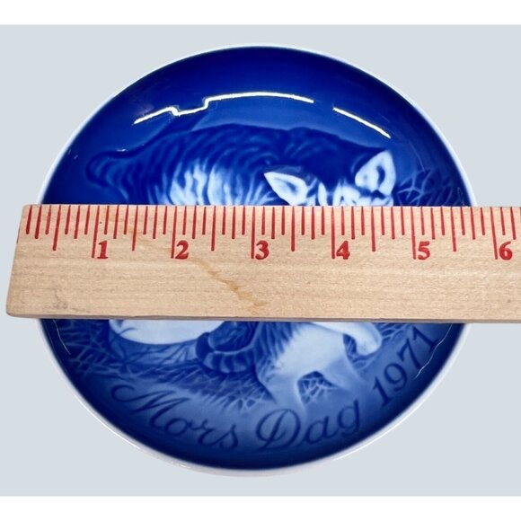 Bing & Grondahl 1971 Mors Mother's Day Cat with Kitten Collector Plate 8000/9371 - Picture 4 of 4